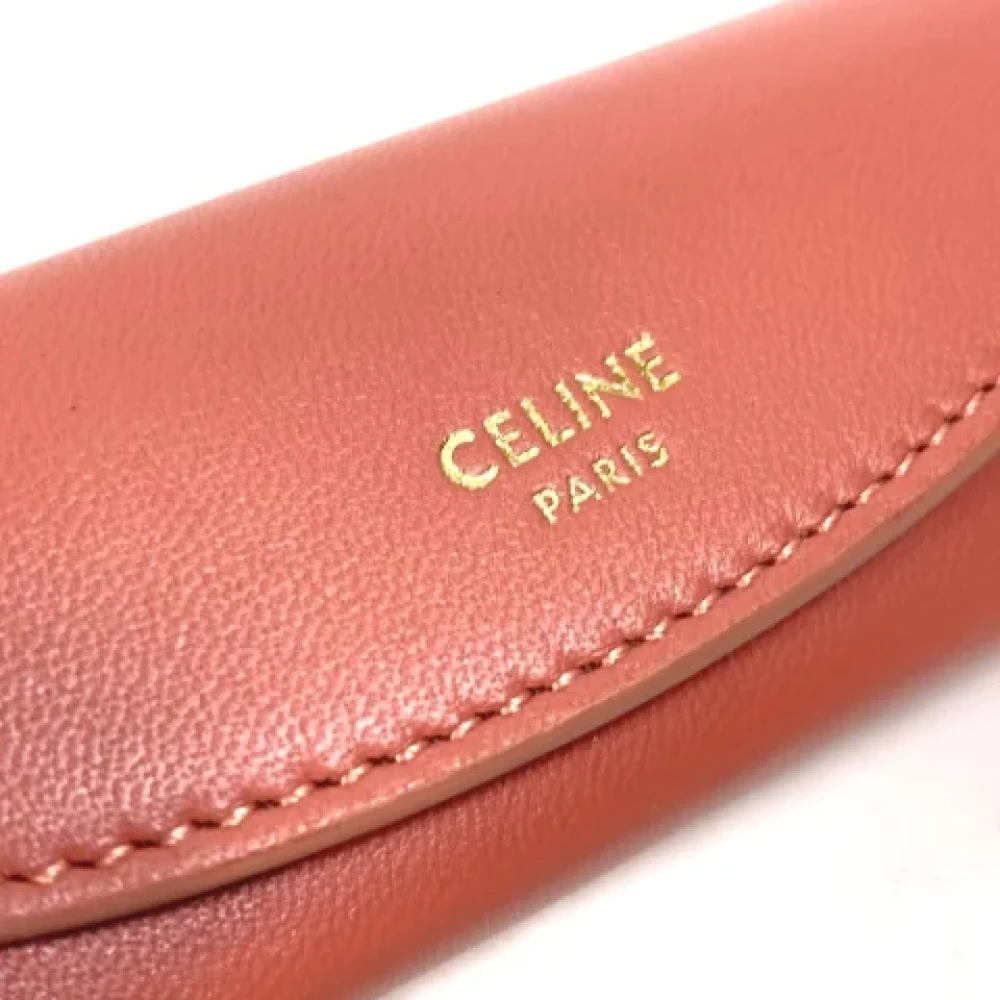 Celine Vintage Pre-owned Leather home-office Pink Dames