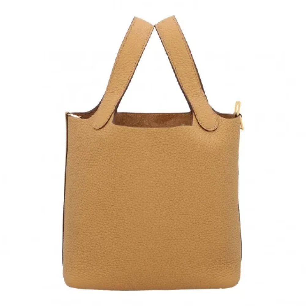 Hermès Vintage Pre-owned Leather handbags Brown Dames