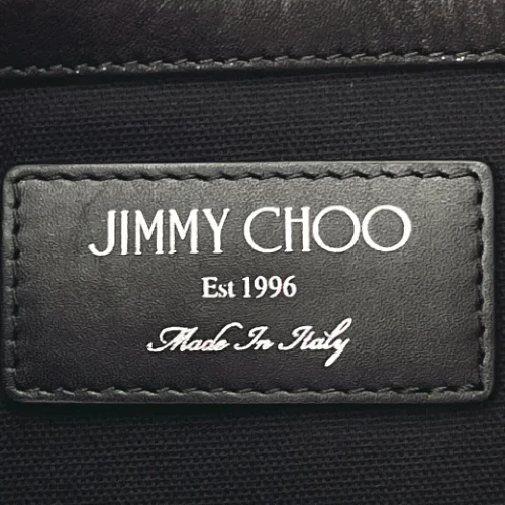Jimmy Choo Pre-owned Fabric shoulder-bags Black Dames