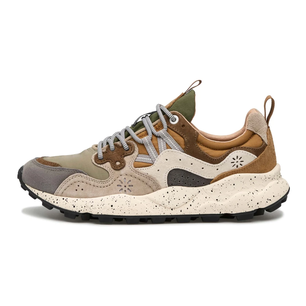 Flower Mountain Men's Multicolor Sneakers, 9 Uk, Yamano 3 Man