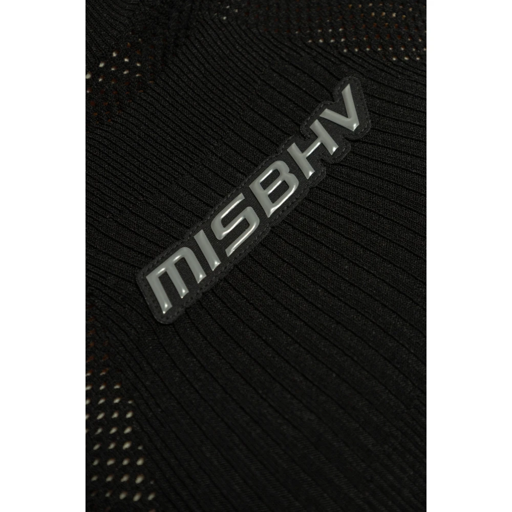 Misbhv Top met logo Black Dames