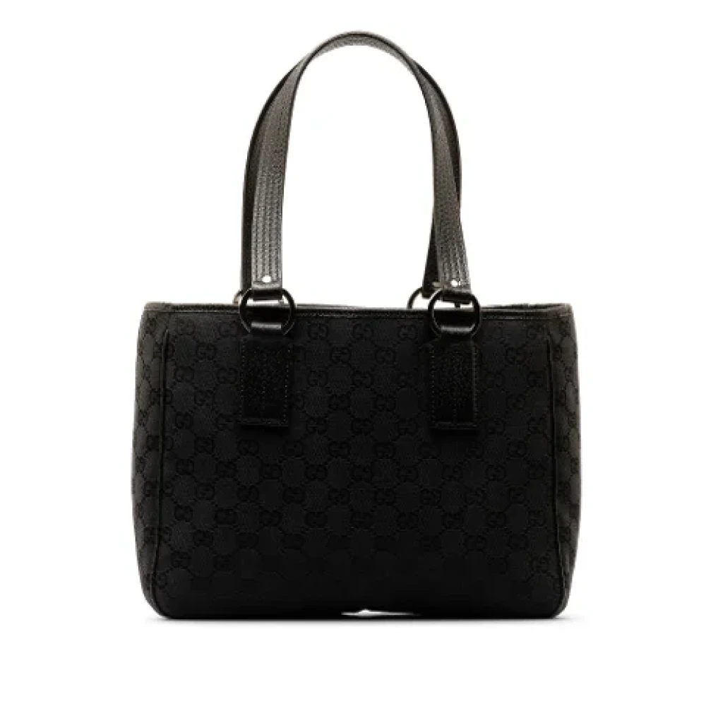 Gucci Vintage Pre-owned Canvas gucci-bags Black Dames