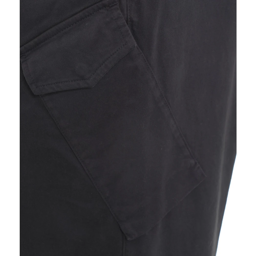 C.P. Company Zwarte Cargo Broek Aw24 Stijl Black Heren