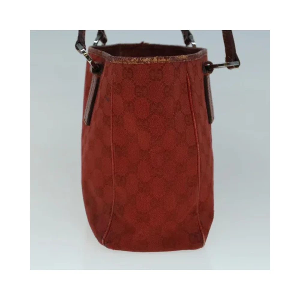 Gucci Vintage Pre-owned Canvas handbags Red Dames