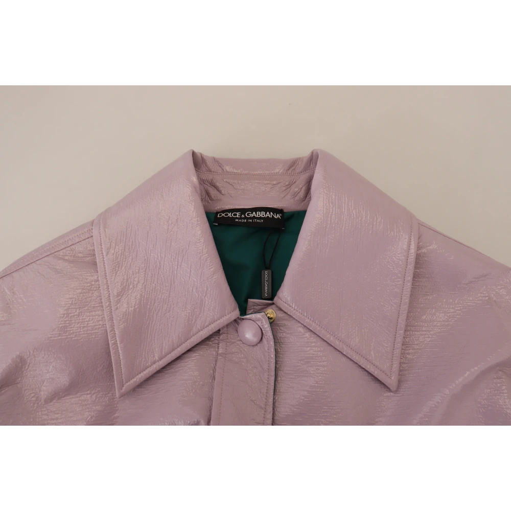 Dolce & Gabbana Light Jackets Purple Dames