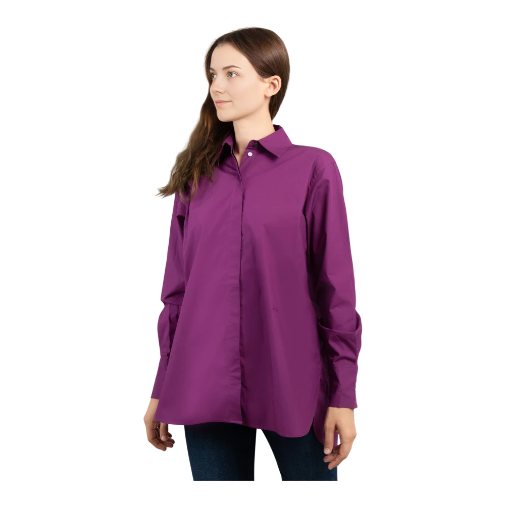 Karl Lagerfeld Damesoverhemd Purple Dames