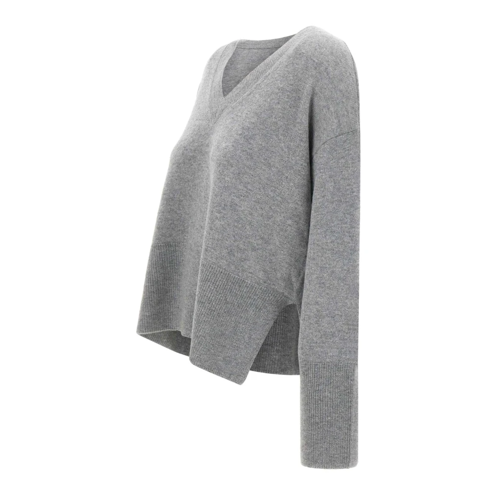 Kaos Kasjmier V-hals Trui Grijs Gray Dames