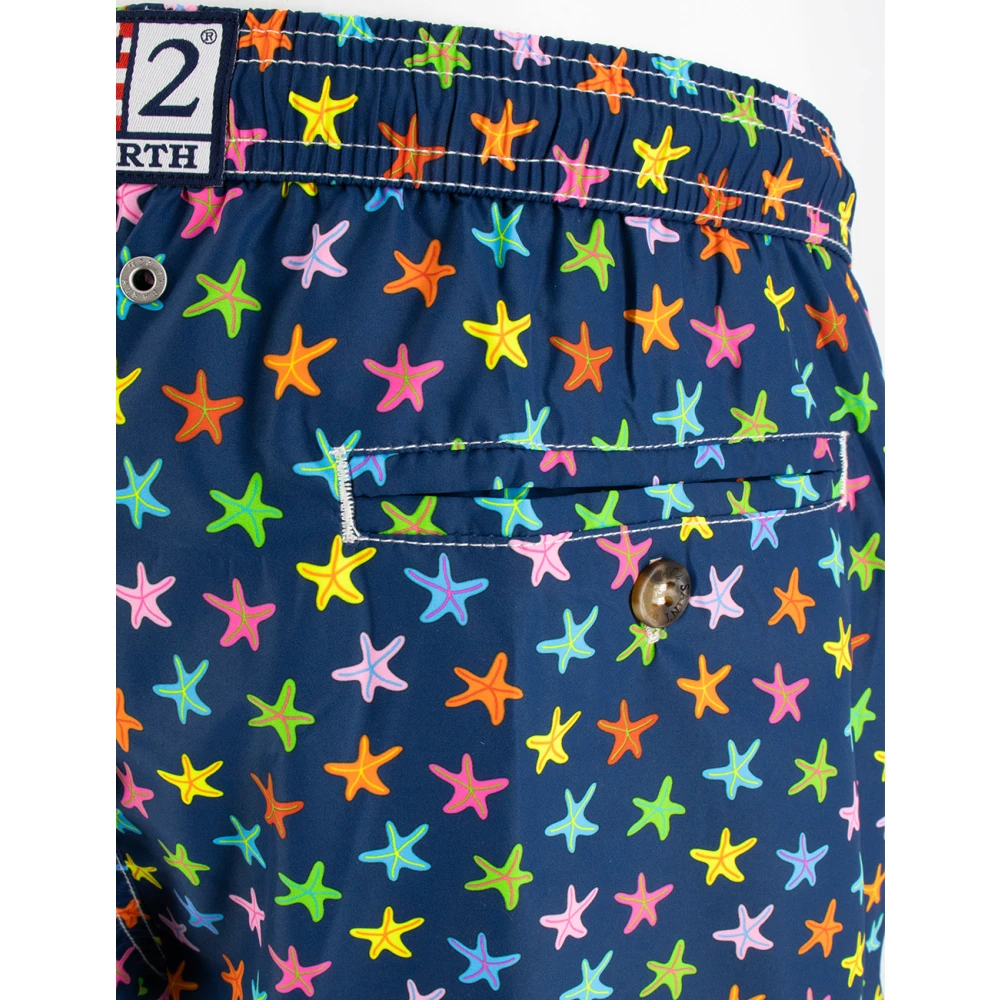 MC2 Saint Barth Zwemboxershorts met Trekkoordtaille Multicolor Heren
