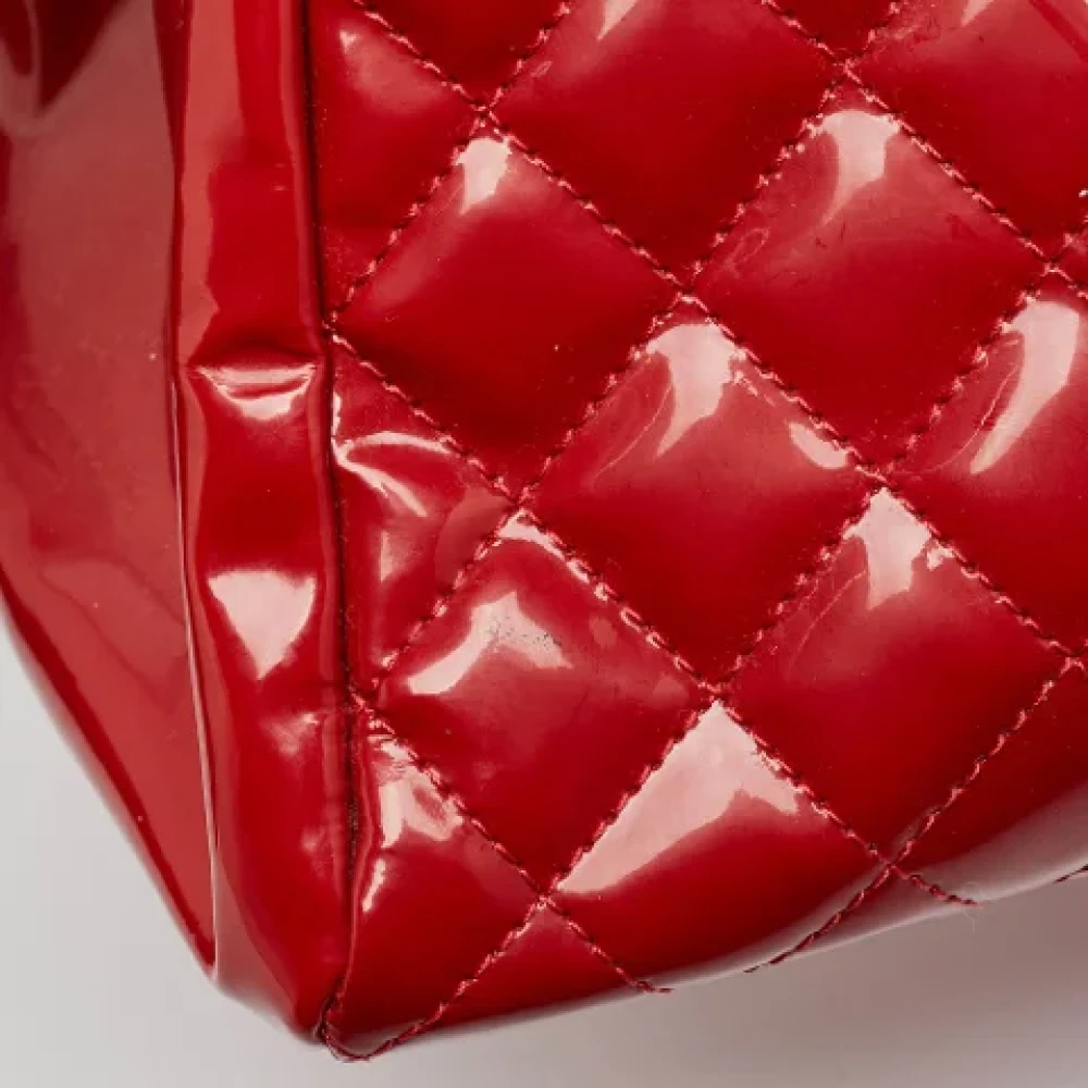 Chanel Vintage Pre-owned Leather chanel-bags Red Dames