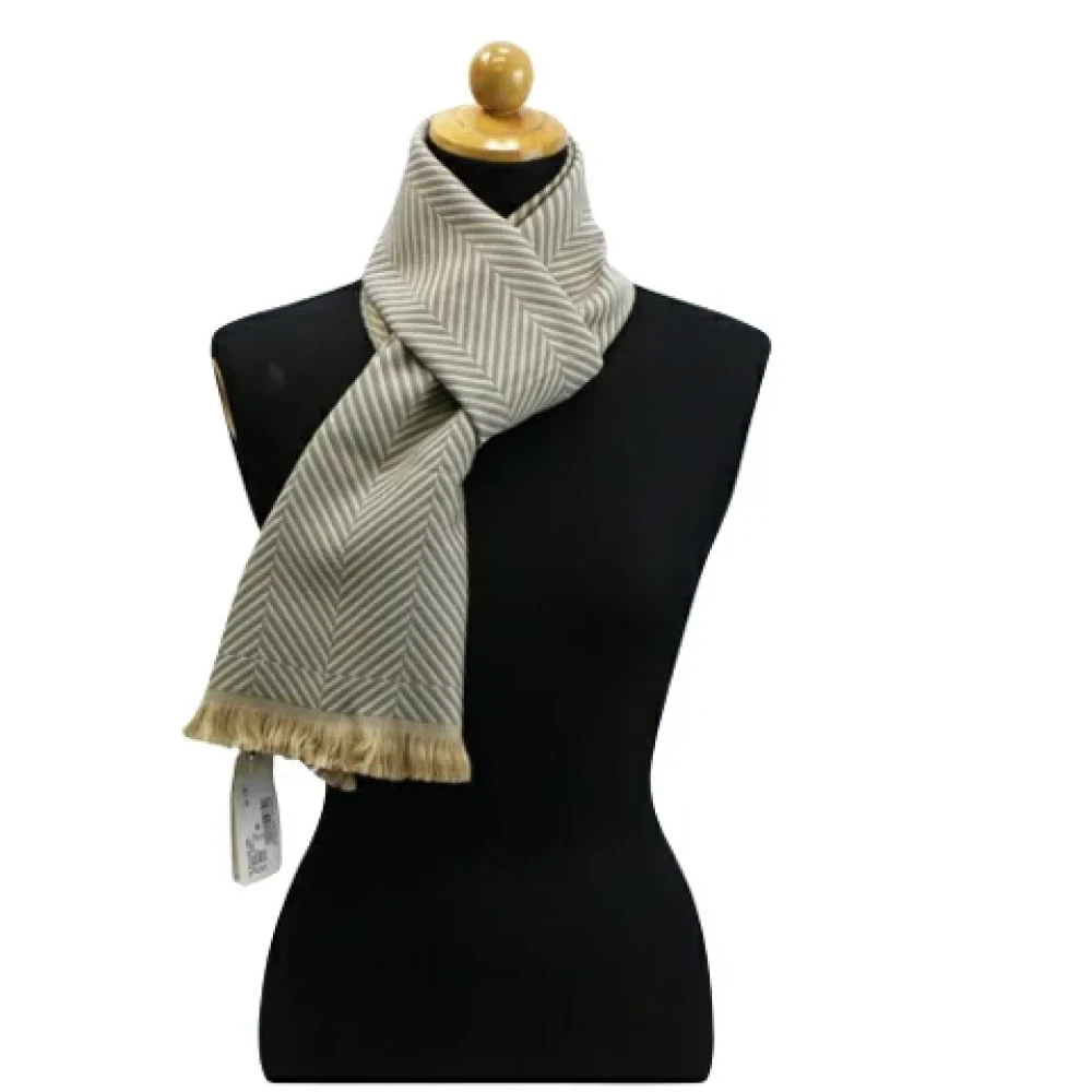 Armani Pre-owned Wool scarves Multicolor Dames