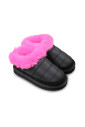 quilted-black-mules-with-fuchsia-detail