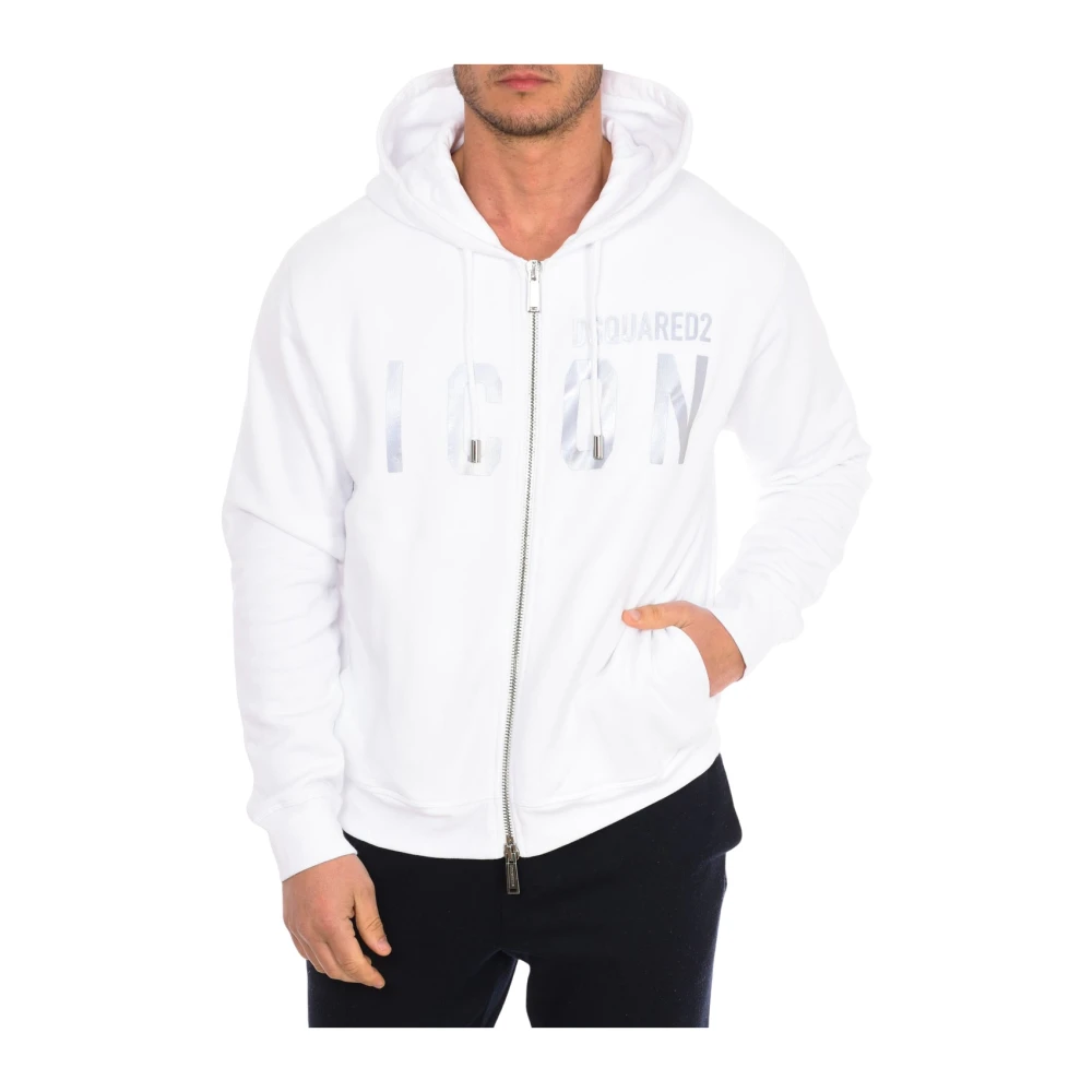 Sweatshirts & Hoodies > Zip-throughs - - Dsquared2 - Modalova