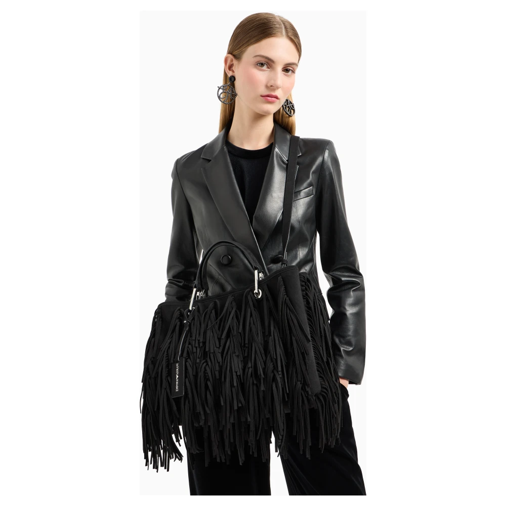 Emporio Armani Stijlvolle Tassen Collectie Black Dames
