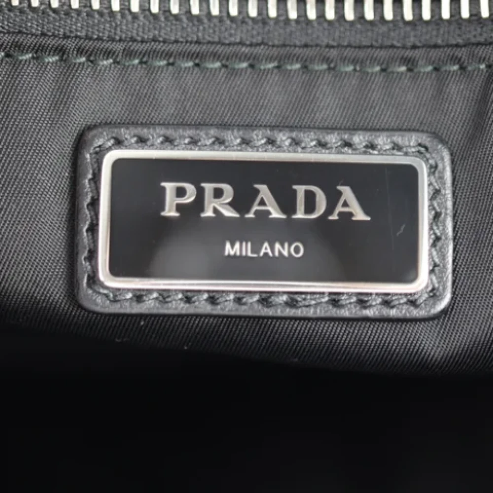 Prada Vintage Pre-owned Nylon prada-bags Black Dames