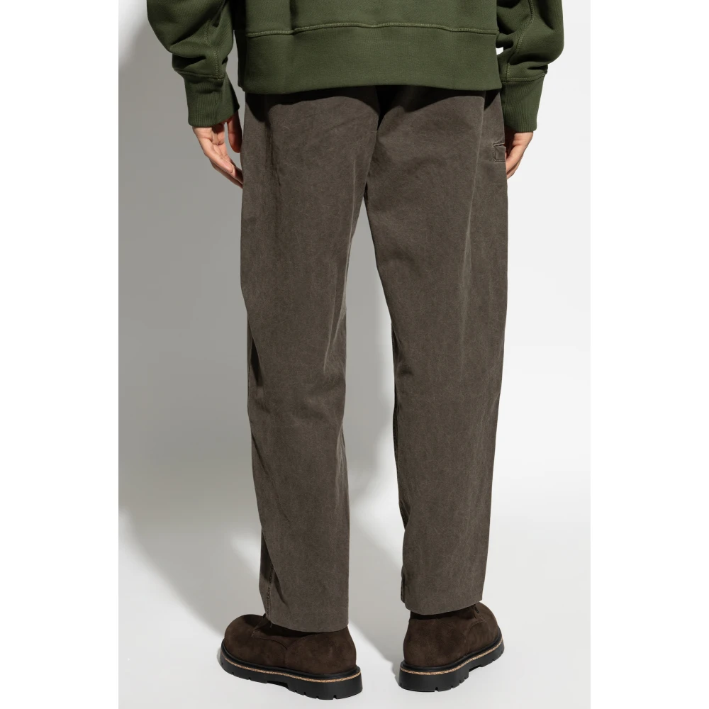 Kenzo Jeans met logopatch Brown Heren