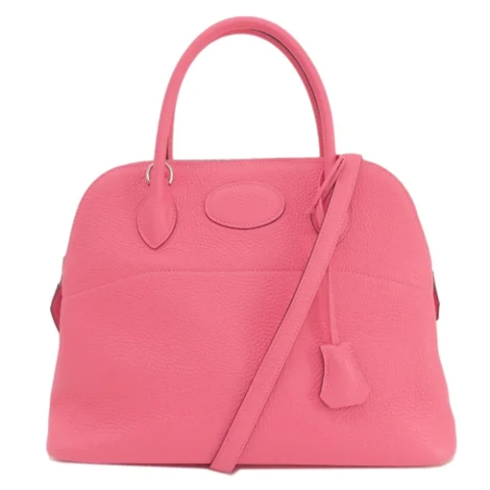 Hermès Vintage Pre-owned Fabric handbags Pink Dames