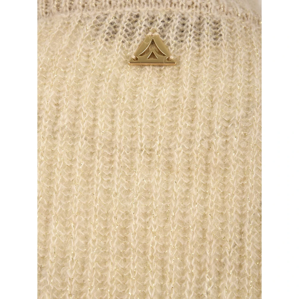 Akep Crème Sweaters voor een stijlvolle look Beige Dames