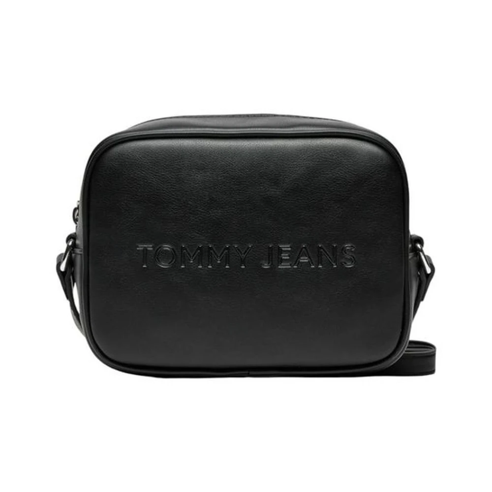 Tommy Jeans Polyurethaan Handtas voor Vrouwen Black Dames