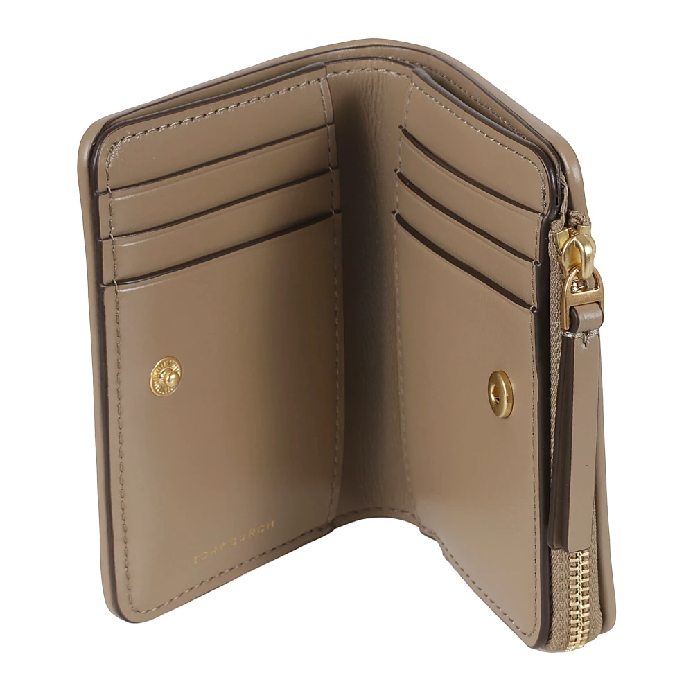 TORY BURCH Chique Taupe Oak Accessoires Portemonnee Brown Dames