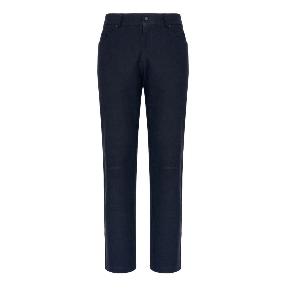 Boggi Milano B Tech Jeans in Technical Fabric Blue Heren