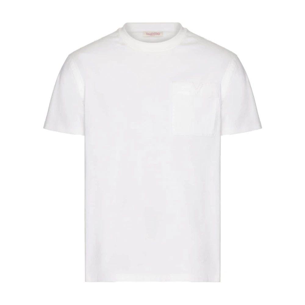 Valentino Garavani Witte T-shirts Polos voor Heren White Heren
