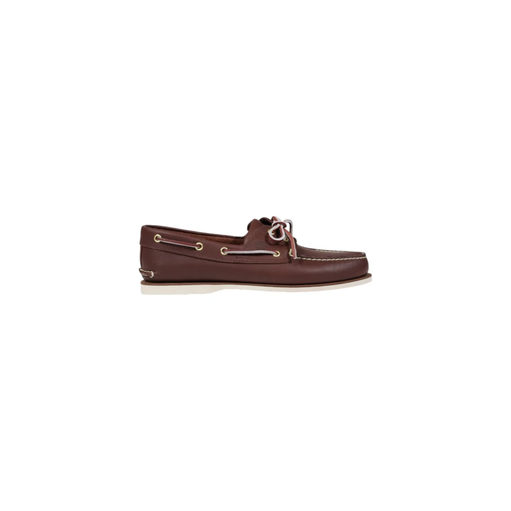 Timberland Men's Brown Boat Shoes, 10 Uk, Leather Moccassin