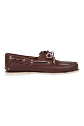 Brun läder moccasin