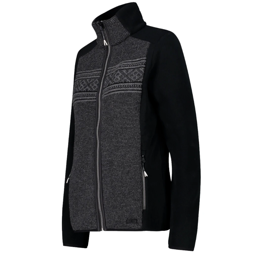 CMP Arctic Fleece Sweater met rits Black Dames