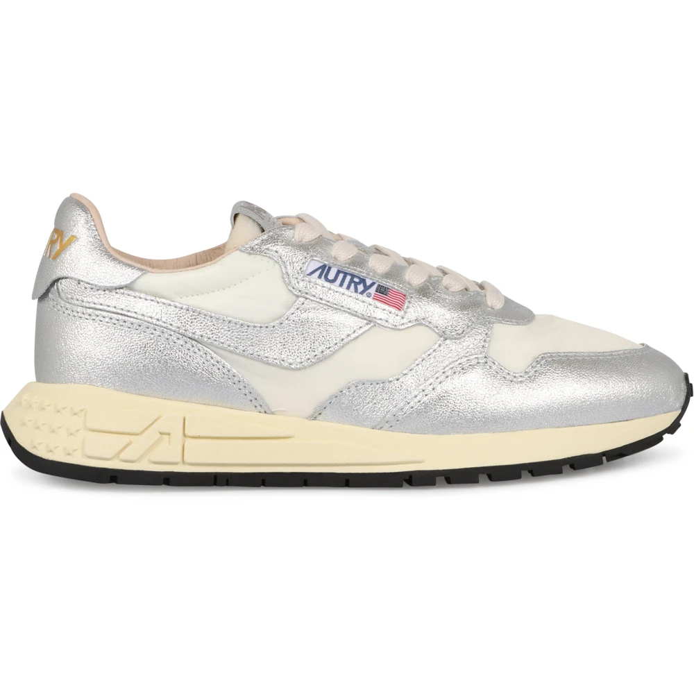 Autry Women's Gray Sneakers, 5 Uk, Reelwind Low-Top Trainers