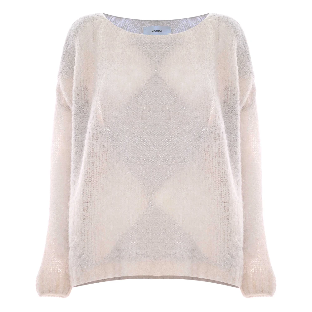 Kocca Trui met diamantpatroon Beige Dames