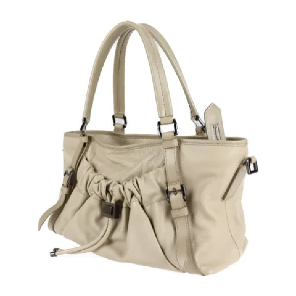 Burberry Vintage Pre-owned Fabric shoulder-bags Beige Dames