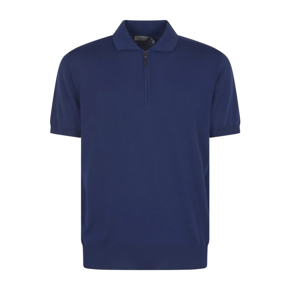 Canali Stijlvolle Punto Sweaters Blue Heren
