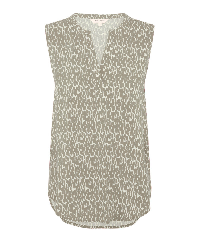 groene-blouse-met-grafische-print