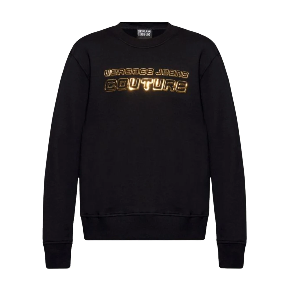 Versace Jeans Couture Men's Black Sweatshirts, L, Felpa