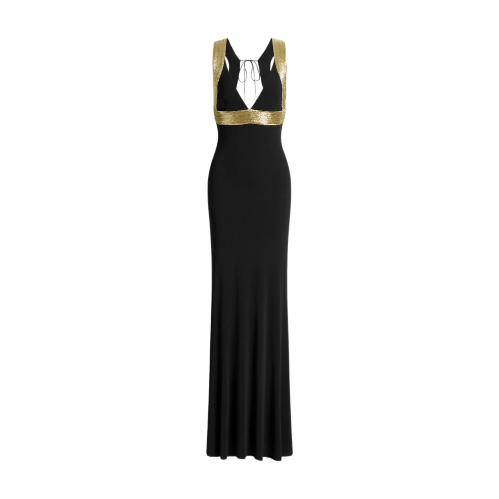 Alberta Ferretti Black Gowns, Female, Xs, Gowns
