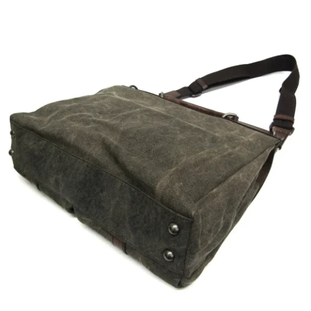 Dolce & Gabbana Pre-owned Canvas handbags Brown Dames