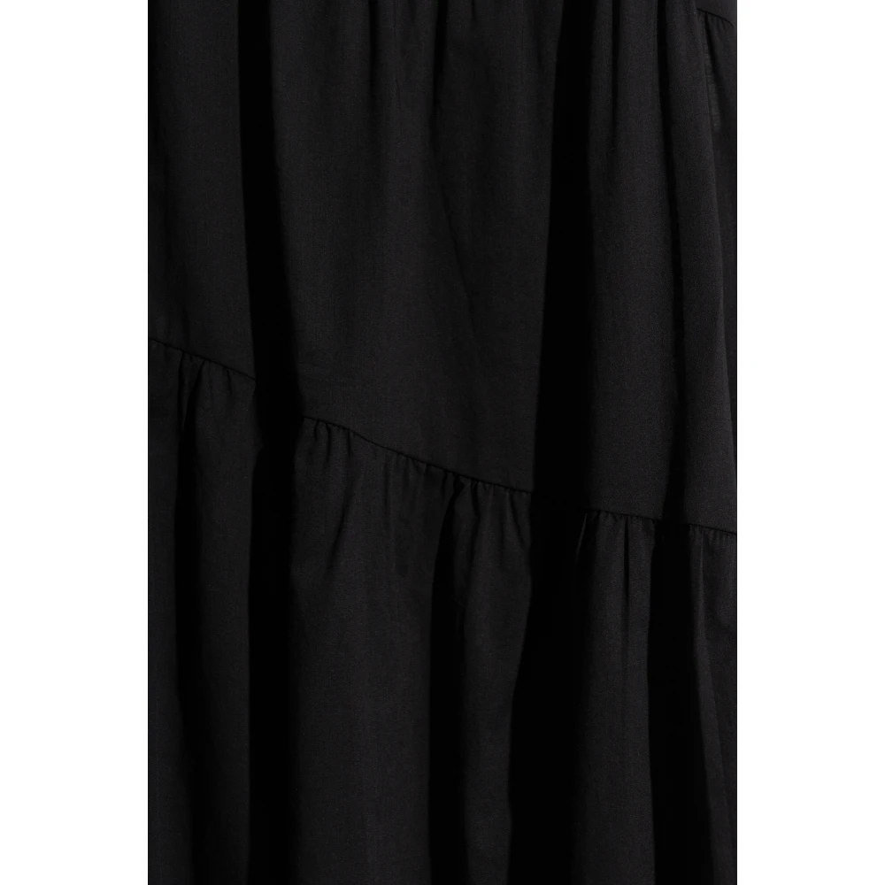 Michael Kors Katoenen jurk met bandjes Black Dames