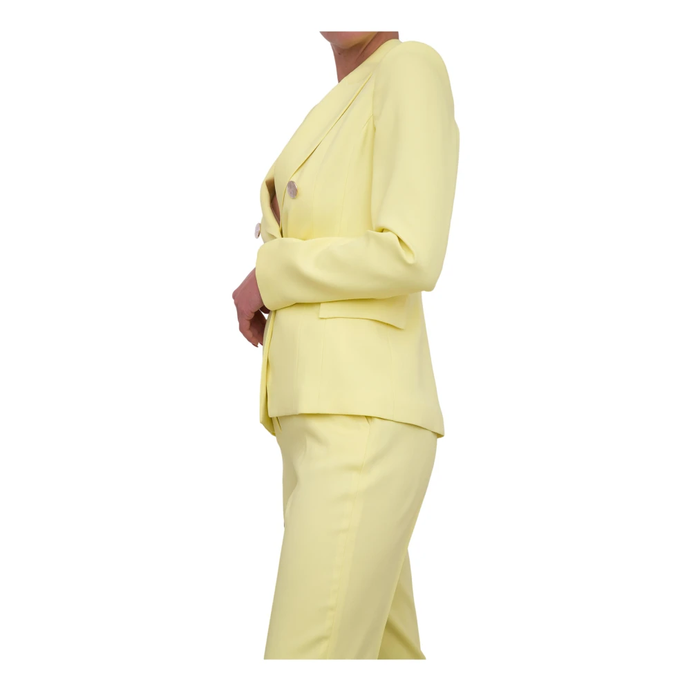 Liu Jo Slim Fit Gele Jas Yellow Dames