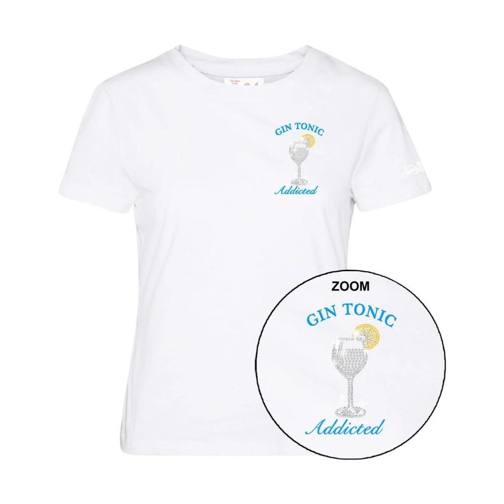 Mc2 Saint Barth Women's White T-Shirts, Xl, T-Shirt Emilie