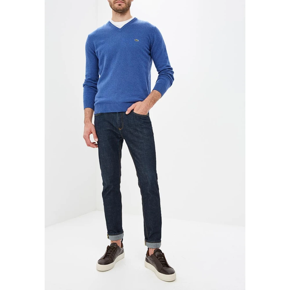 Lacoste Blauwe Pullover Sweaters Herfst-Winter Blue Heren