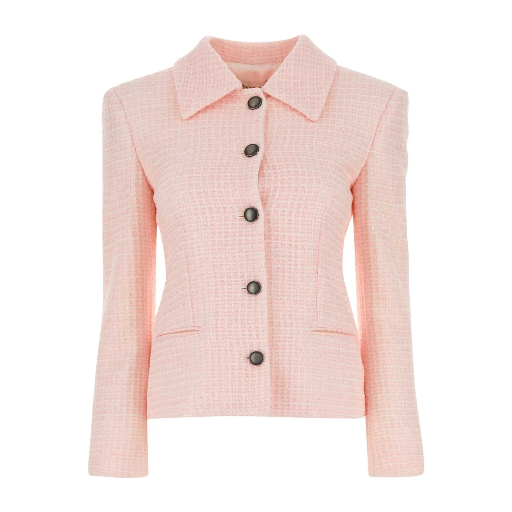 Alessandra Rich Lichtroze tweed blazer Pink Dames