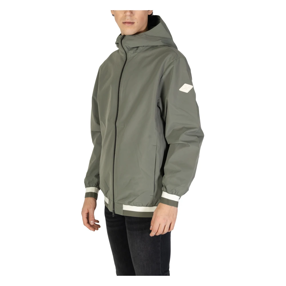 Replay Hooded Full-Zip Jacket Green Heren