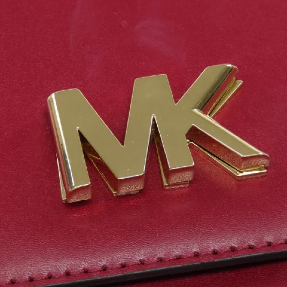 Michael Kors Pre-owned Leather backpacks Red Dames