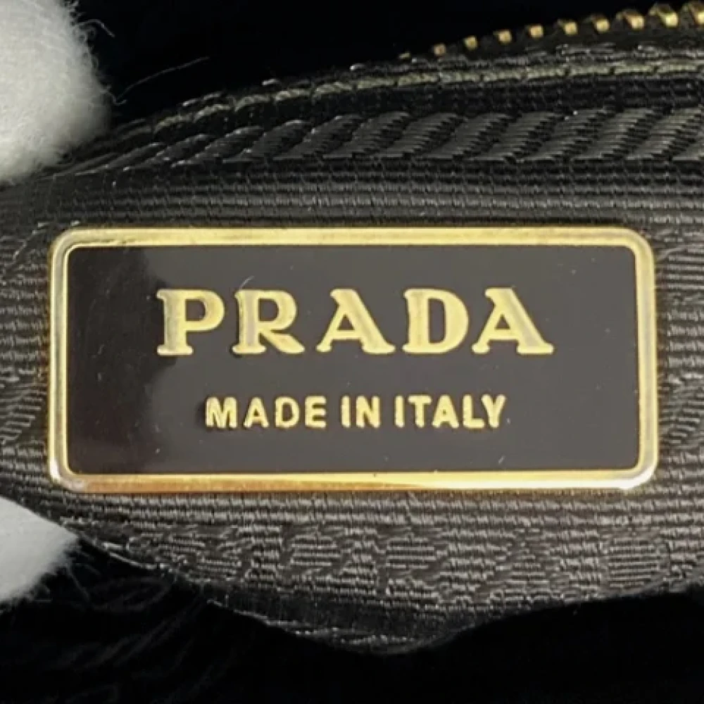 Prada Vintage Pre-owned Leather handbags Red Dames