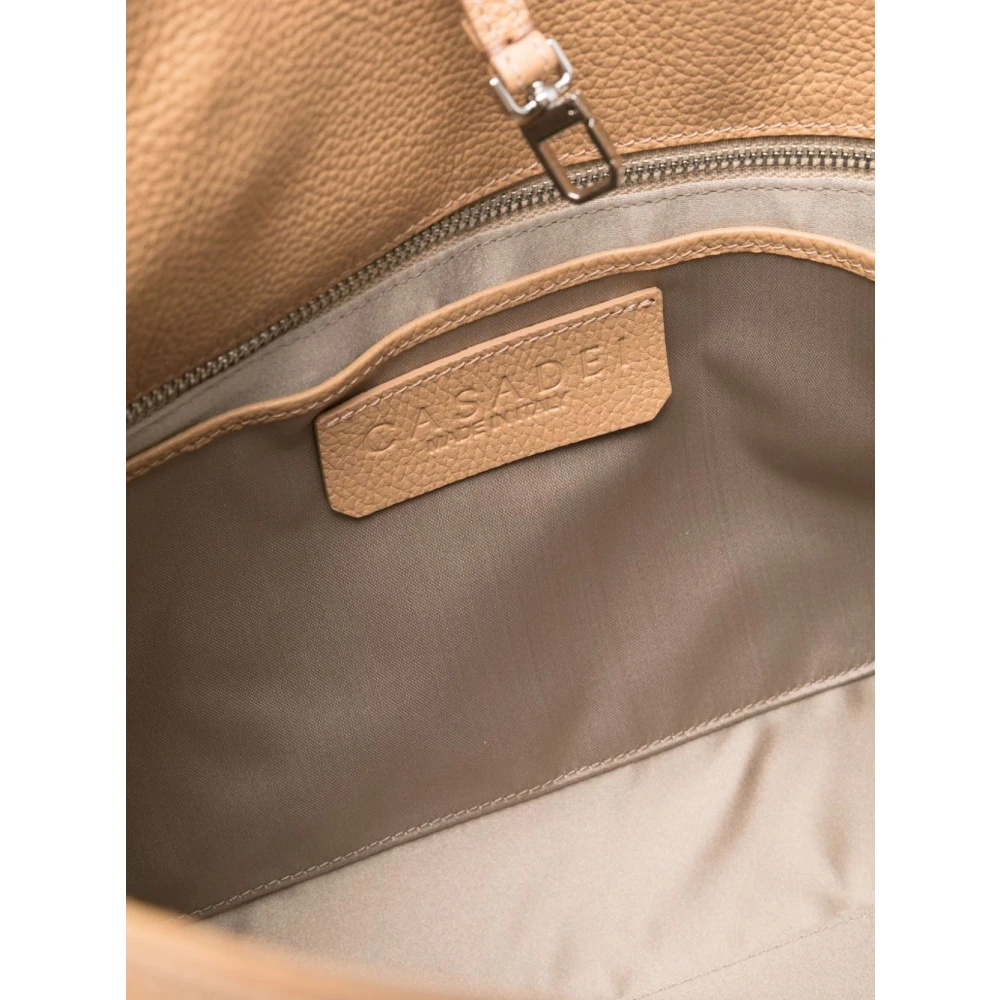 Casadei Beige Handtas met Afneembare Band Beige Dames