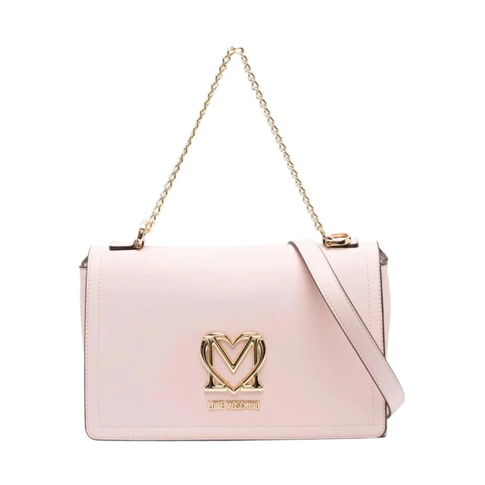 Love Moschino Poeder Schoudertas voor Vrouwen Pink Dames