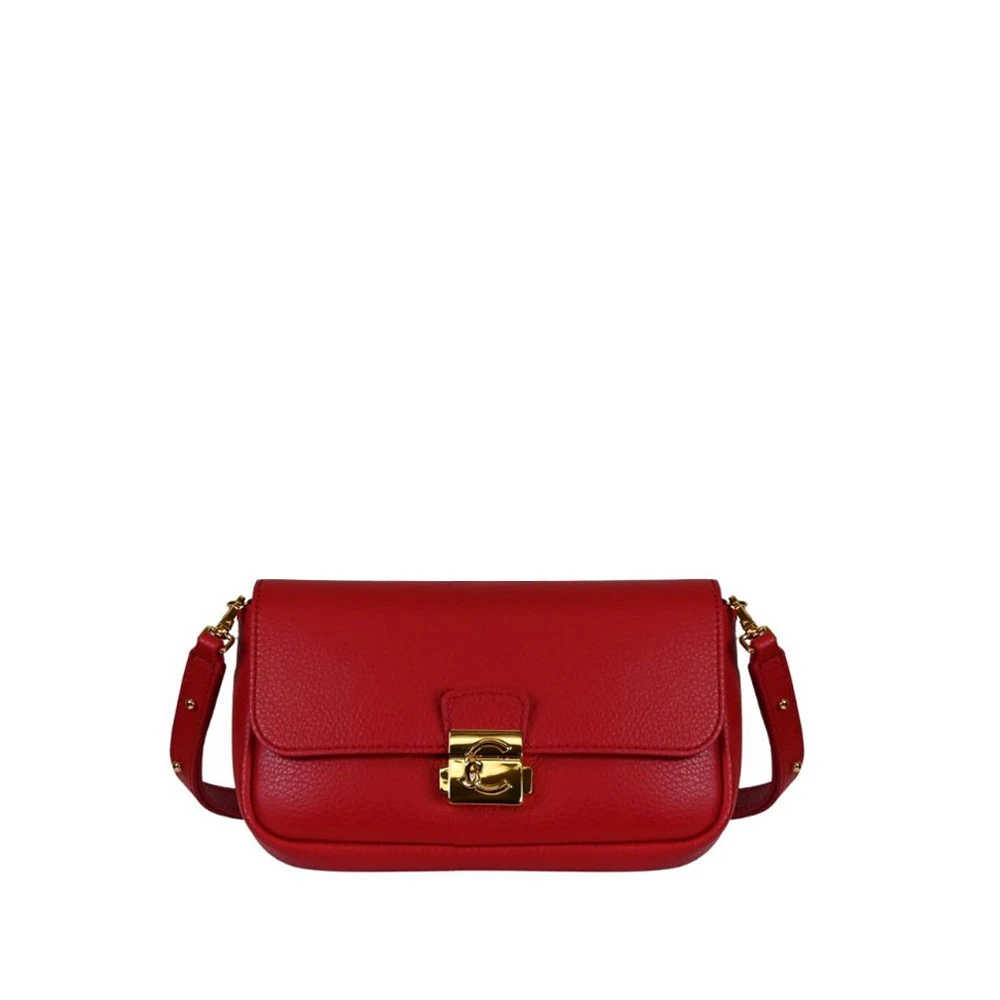 Coccinelle Donna Rosso Donne, Borsa A Mano, Borsa In Pelle Rossa, - Immagine 4