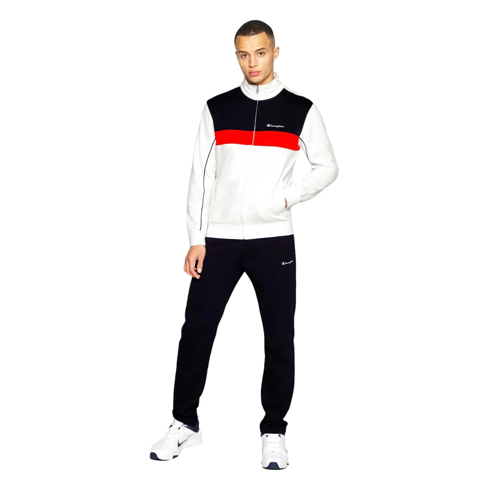 Champion Lange mouwen T-shirt White Heren