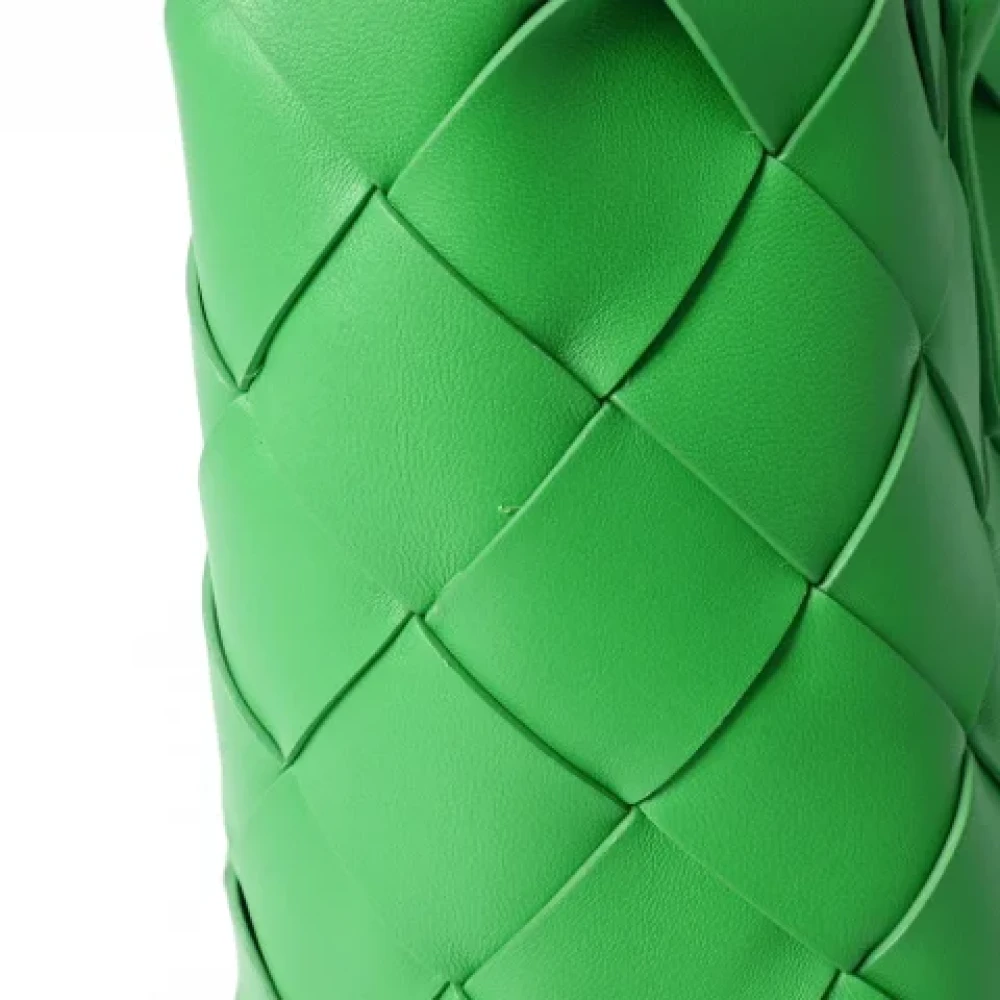 Bottega Veneta Vintage Pre-owned Leather totes Green Dames