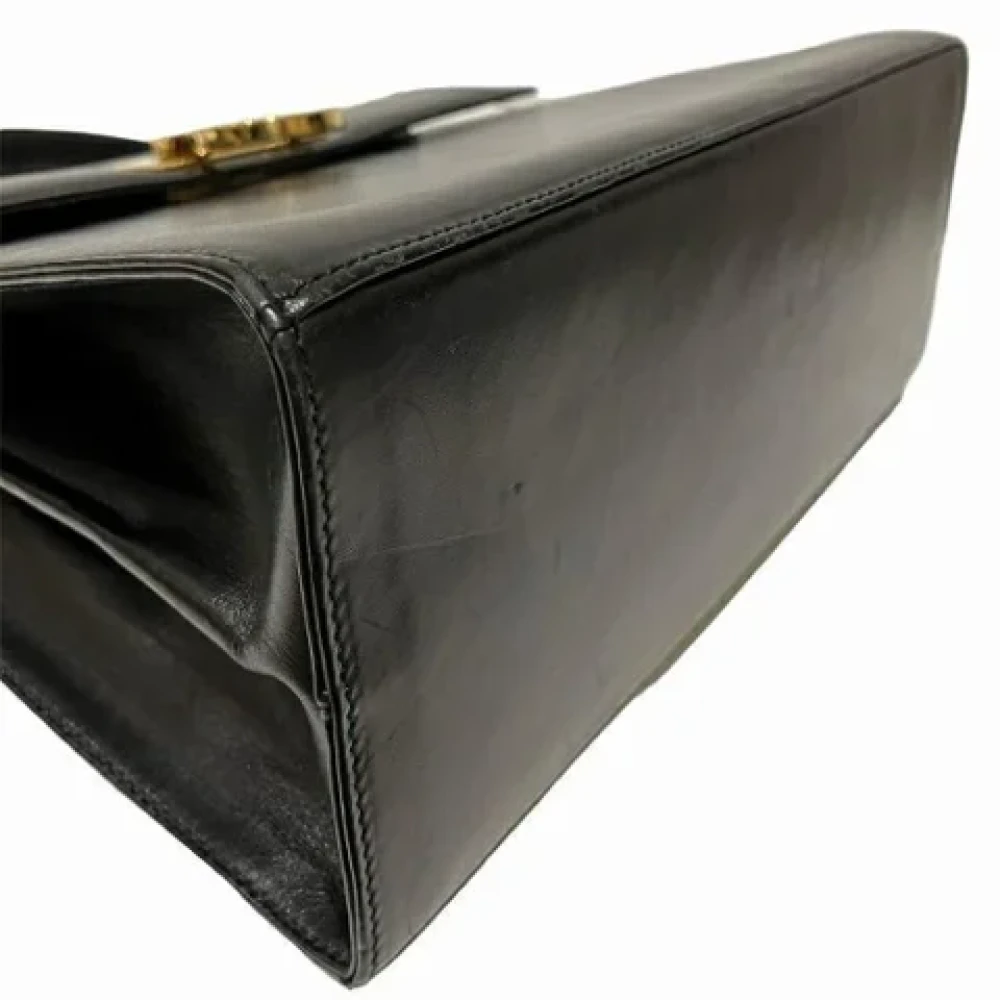 Salvatore Ferragamo Pre-owned Leather handbags Black Dames